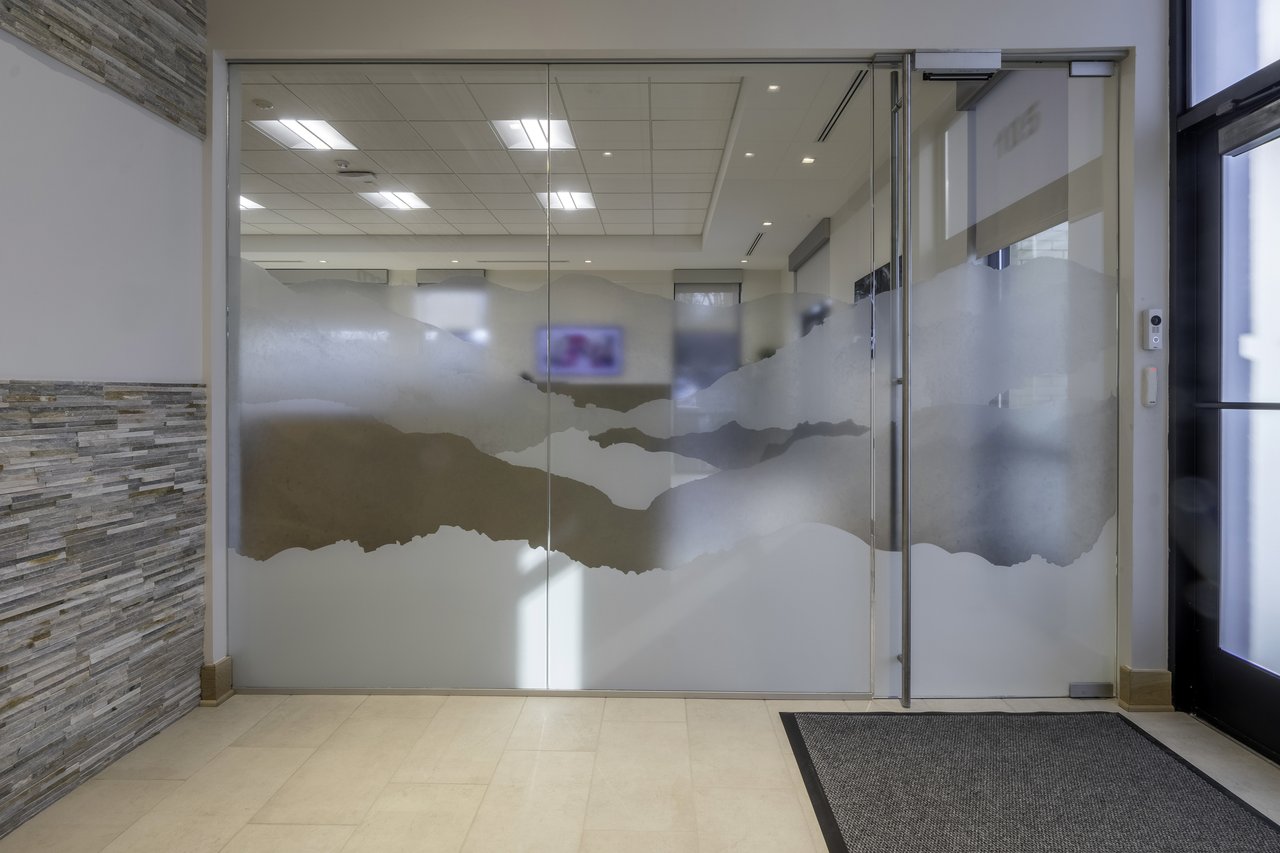Office reception area