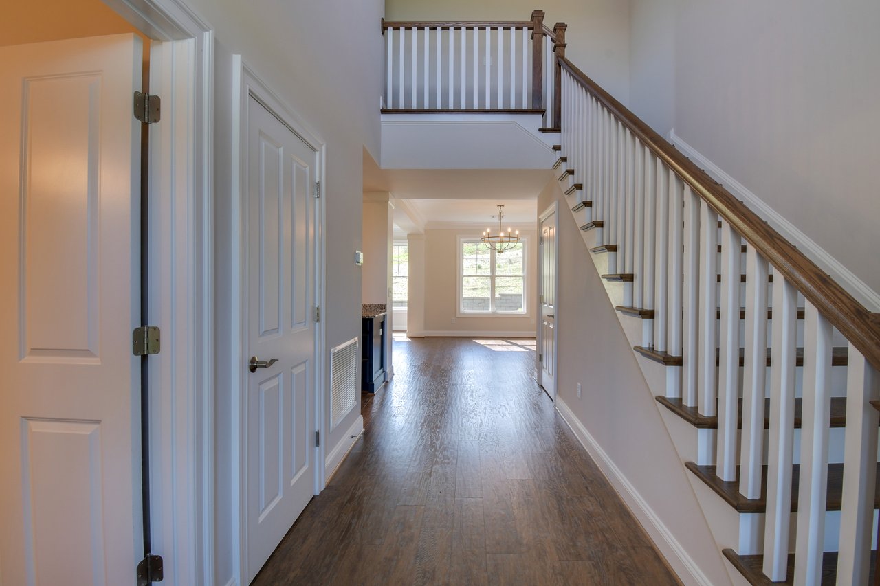 Old Oaks custom home entrance