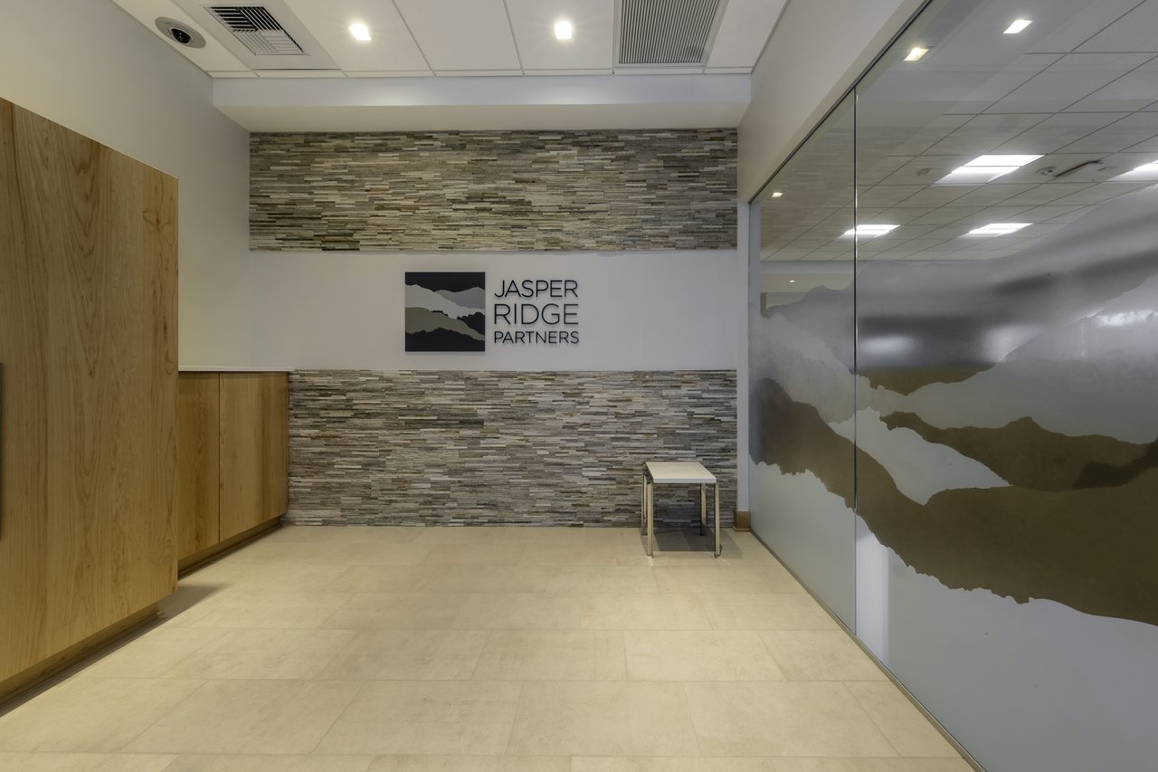 Office workspace interior