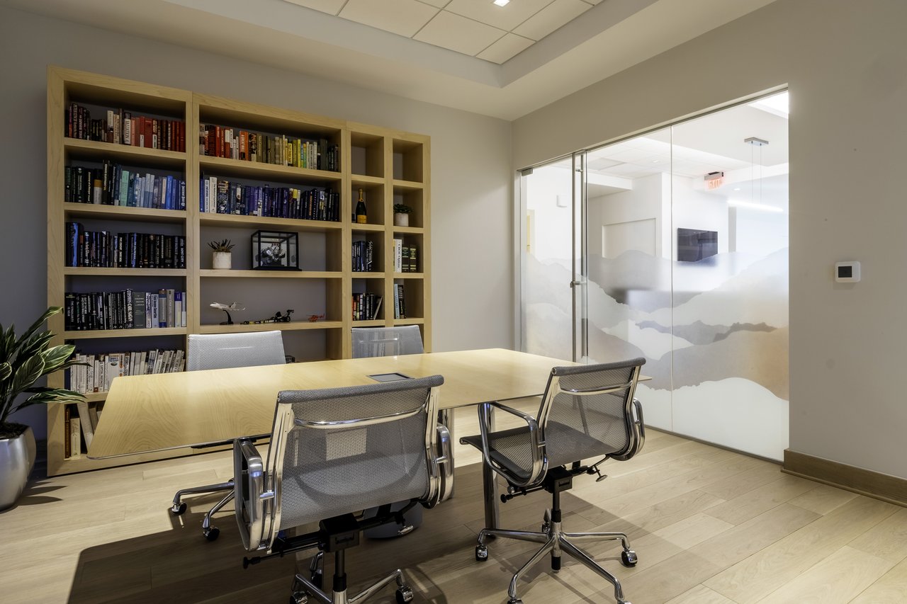 Office open plan workspace