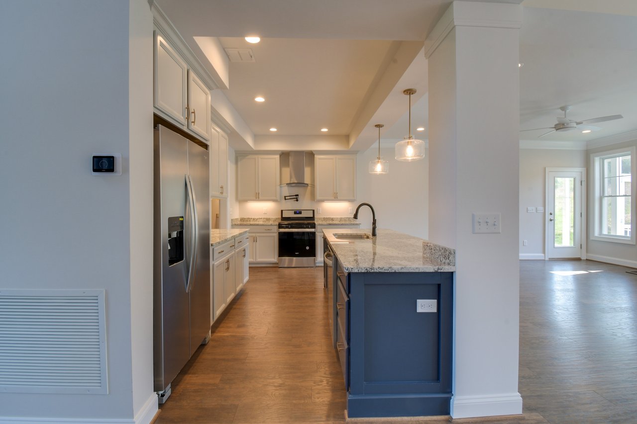 Old Oaks custom home view
