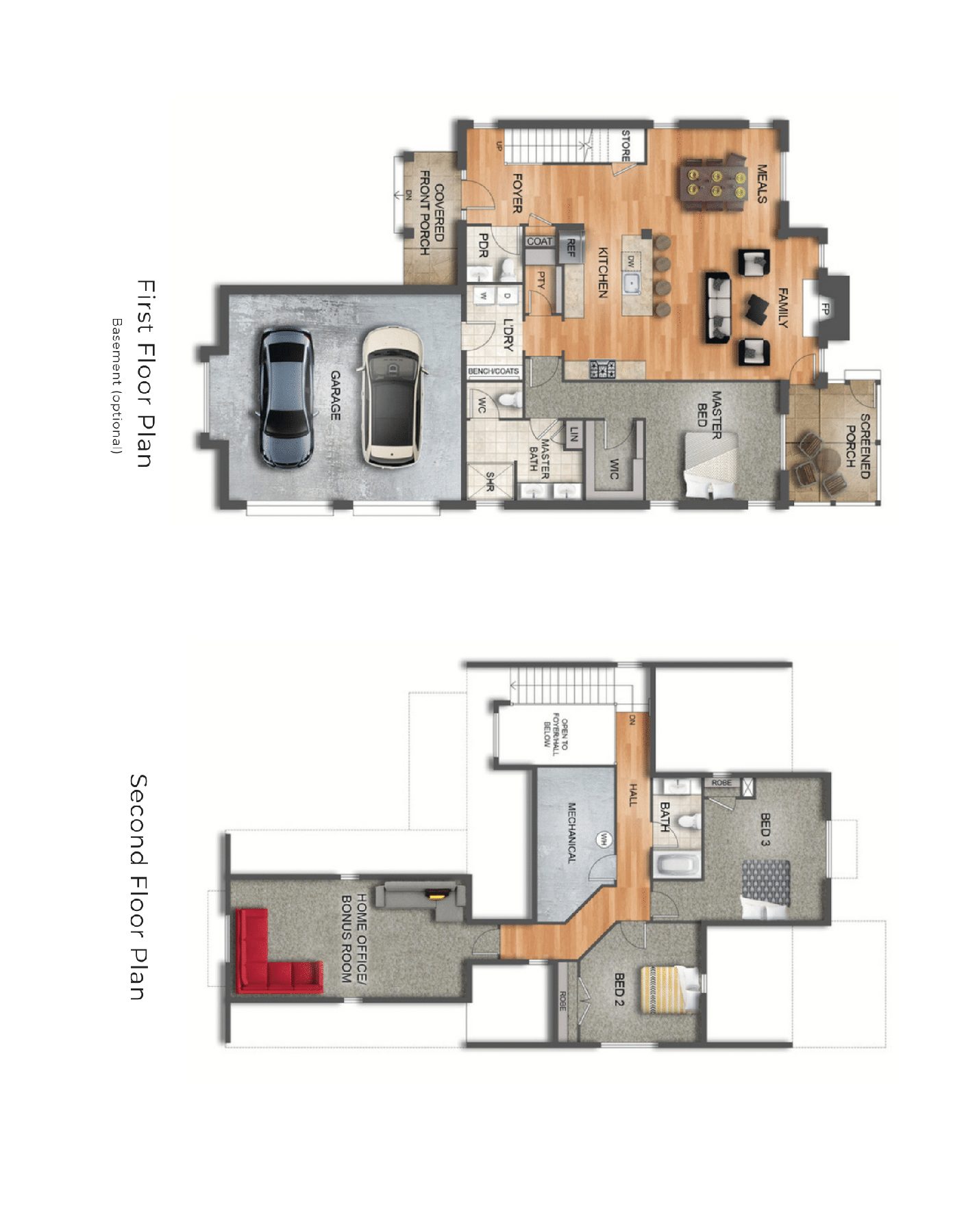 Dayton marketing brochure floor plan