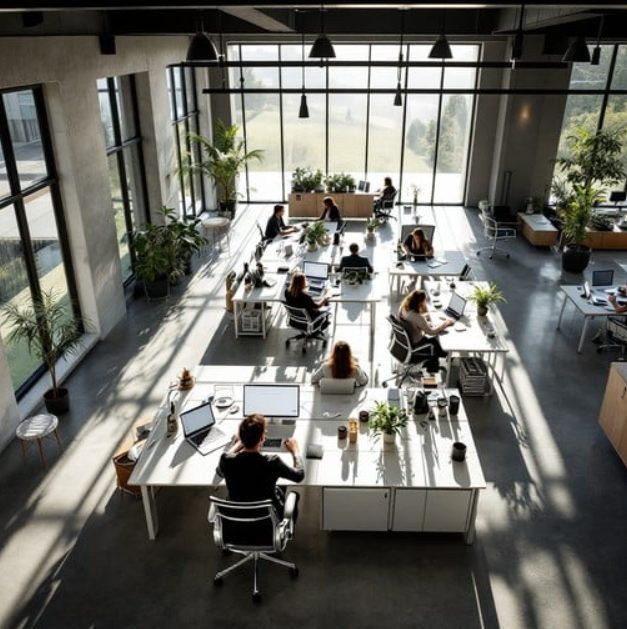 Case Study: Transforming a Blank Slate into a Productive Office in Fishersville, VA