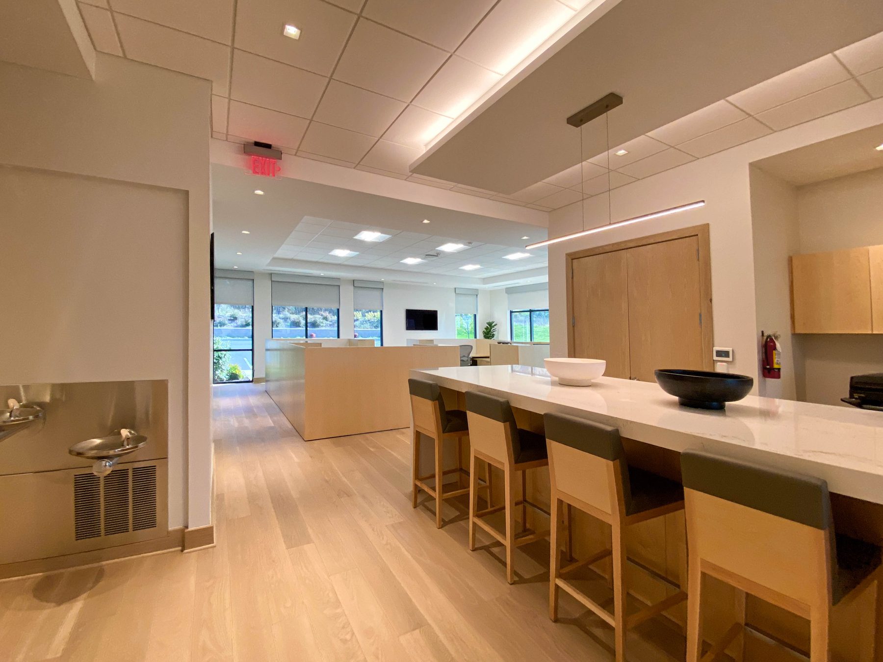 Jasper Ridge commercial interior wide view