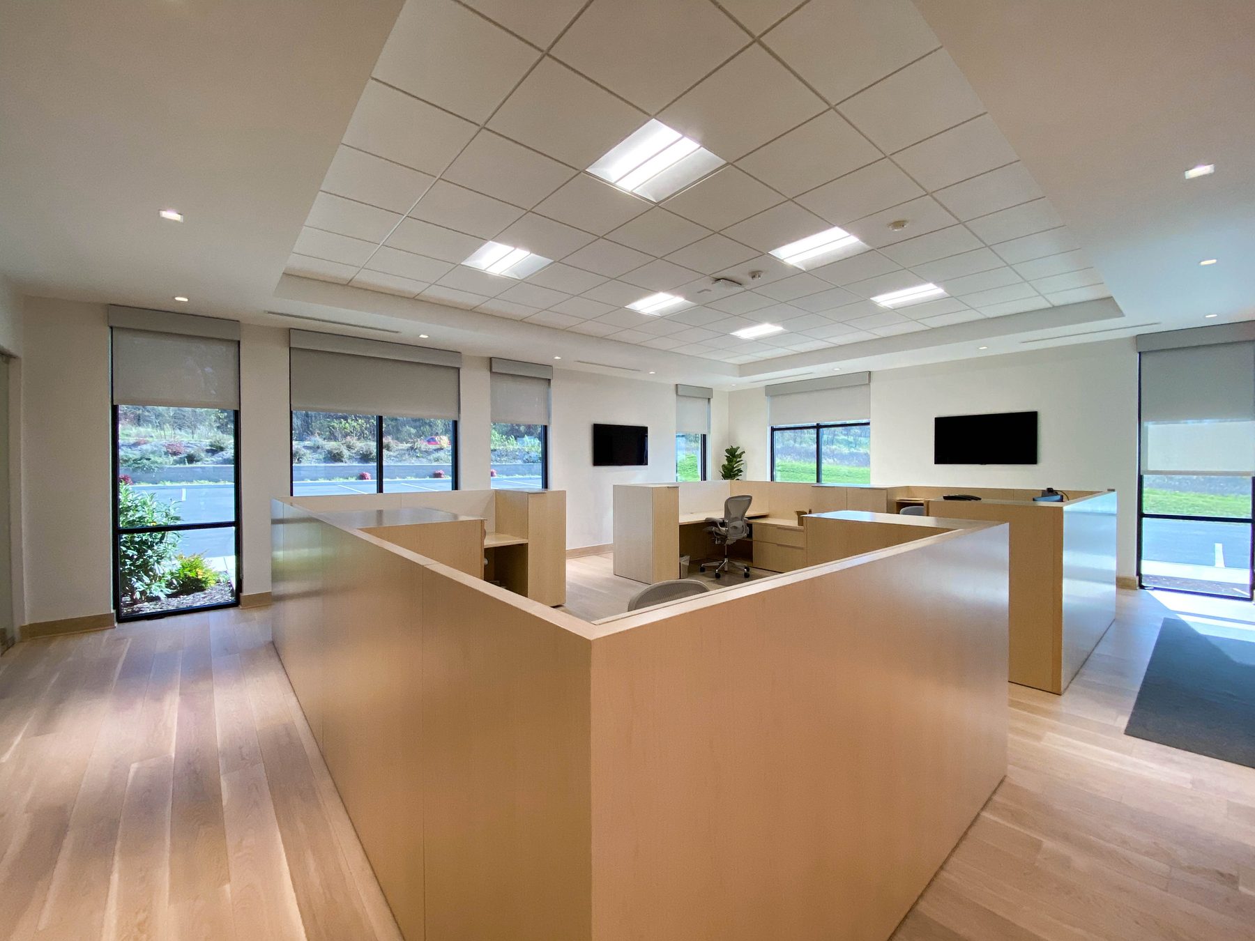Commercial office space built by Crescent Development Homes