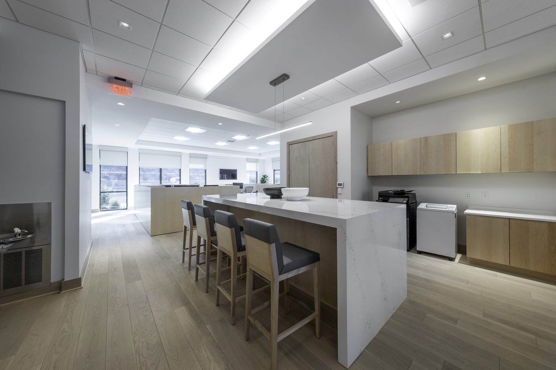 High-end office suite interior